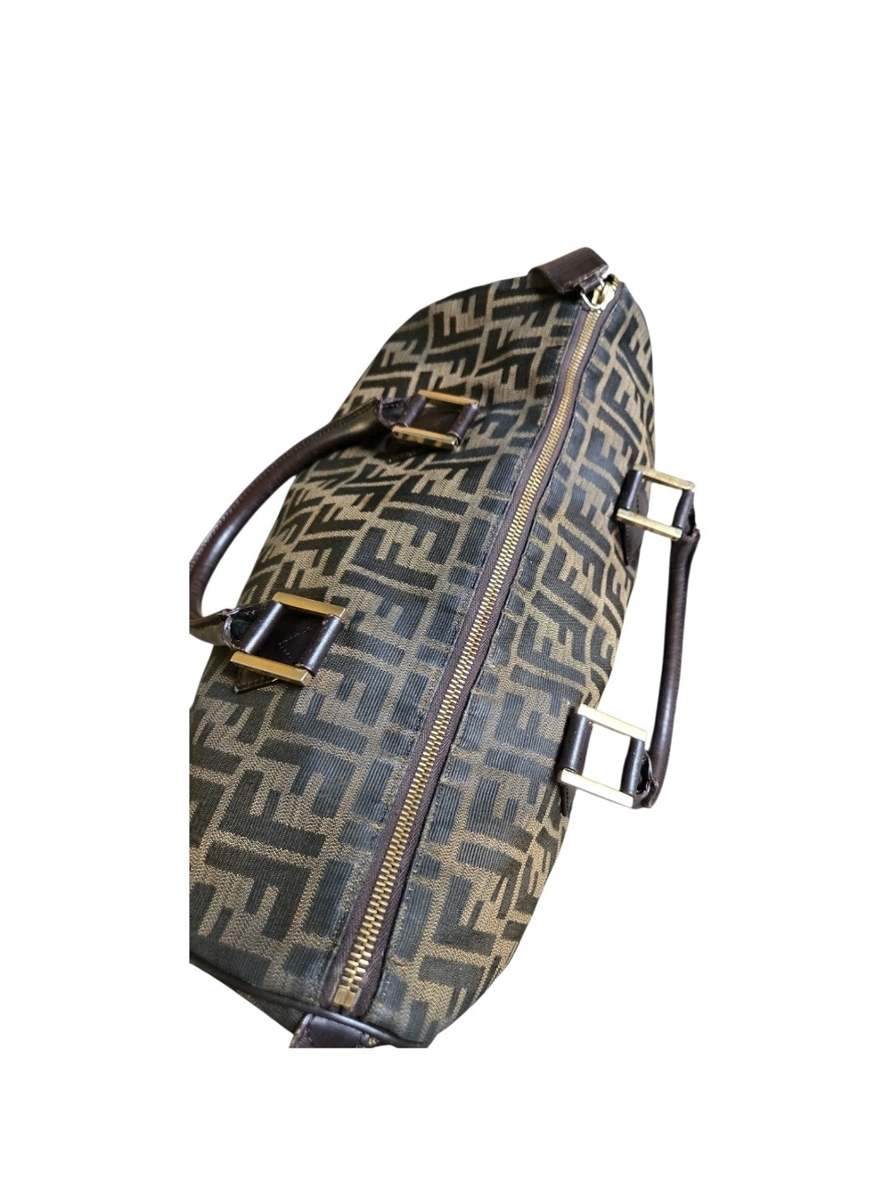 Fendi Zucca Canvas Satchel in Brown - Picture 3 of 16